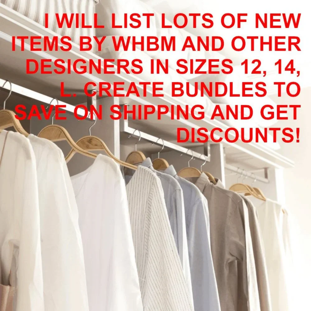WHBM $190 WHBM® Studio Blazer Ecru Off White  10 12 14 - Picture 3 of 8
